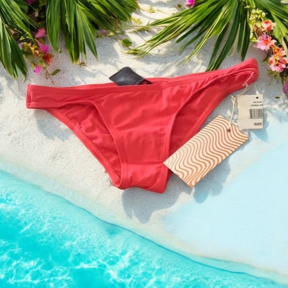 Kika Rio bikini bottom size Small hot pink NWT